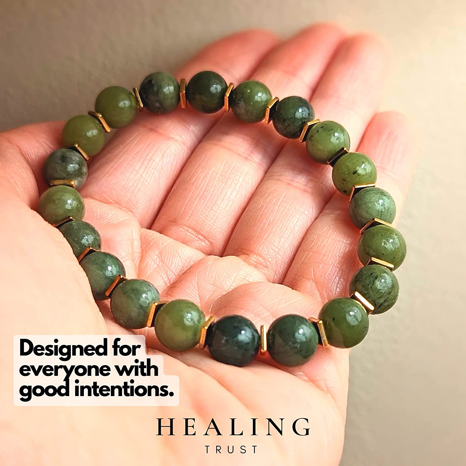 Green Jade Bracelet for Men Women Entrepreneur Business Luck, MONEY ATTRACTION Chakra Bracelets for Women, Bead Bracelets for Women, Maximum Money Wealth Abundance Bracelet, Prosperity Good Luck Feng Shui, Jade Bracelet Goals Manifestation Chakra Bracelet - Image 5